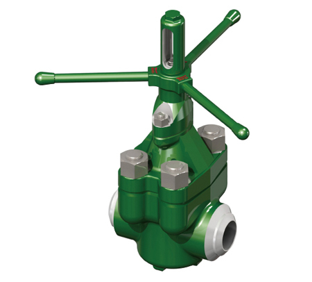 4、5000PSI rubber seal mud  valve Welded end